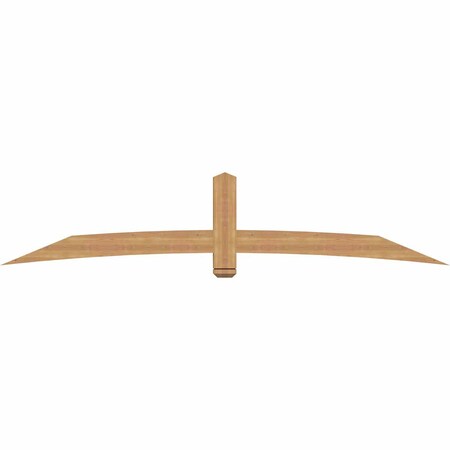 Ekena Millwork Bellingham Timber Gable Bracket, Western Red Cedar, 108"W x 22"H x 3 1/2"D x 5 1/2"F, 5/12 Pitch GBW108X22X0406BEL00SWR